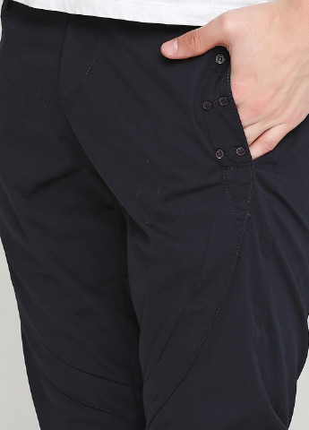 Темно-синие кэжуал демисезонные зауженные брюки Weaver Jeans