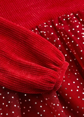 Тёмно-красное платье H&M (293057606)