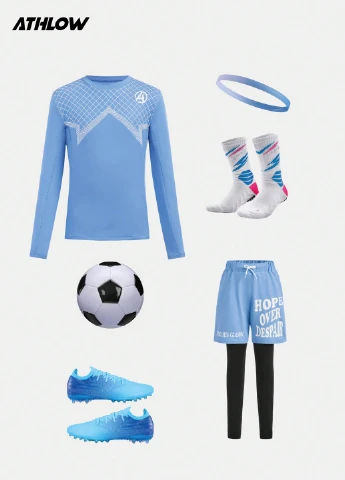 Спортивный костюм (лонгслив, шорты) SHEIN (347077756)