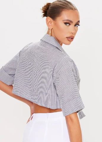 Сіра блуза PrettyLittleThing
