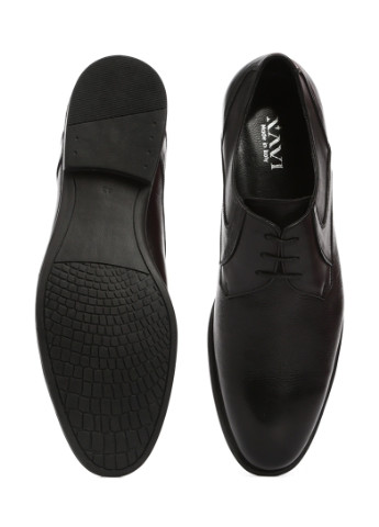Черные классические туфли NAVI на шнурках
