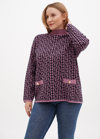 Ліловий демісезонний светр Kiss Me