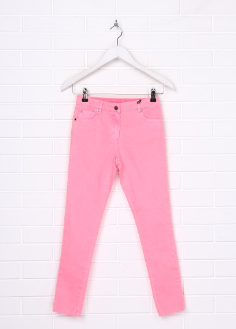Розовые демисезонные зауженные джинсы Stella McCartney