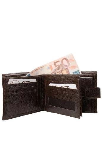 Мужское кожаное портмоне 12,5х9,5х3 см Desisan (232988388)
