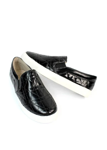 Черные слипоны Vices однотонные