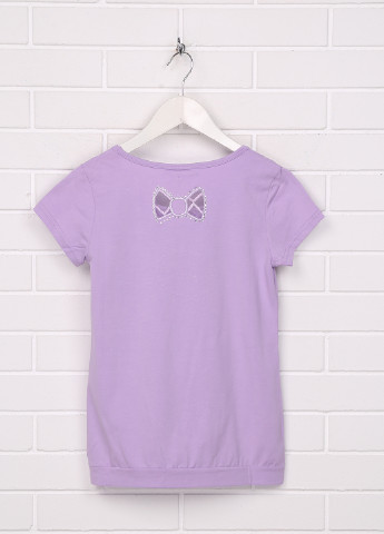 Фиолетовая летняя футболка Ccomajo