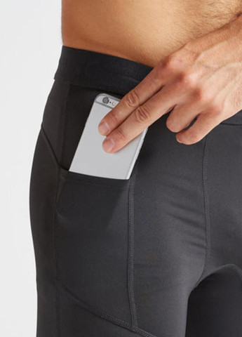 Черные демисезонные леггинсы 500 fleg 8547455 Domyos