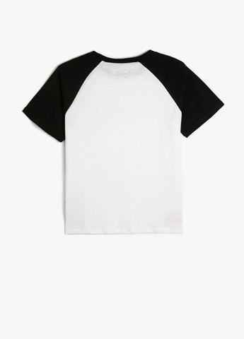 Біла літня футболка KOTON