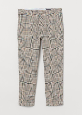 Серые джинсовые демисезонные классические брюки H&M