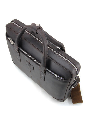 Сумка шкіряна для ноутбука 15,6 ", MackBook 16' 717 CBR коричнева Tom Stone (239785441)