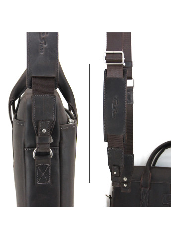 Сумка шкіряна для ноутбука 15,6 ", MackBook 16' 717 CBR коричнева Tom Stone (239785441)