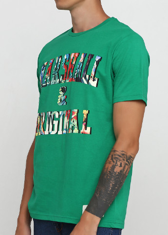 Зеленая футболка Marshall
