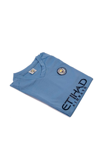 Блакитний літній футбольна форма (футболка, шорти) з шортами No Brand