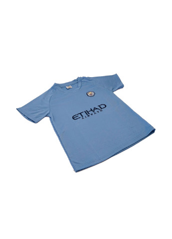 Голубой летний футбольная форма (футболка, шорты) с шортами No Brand