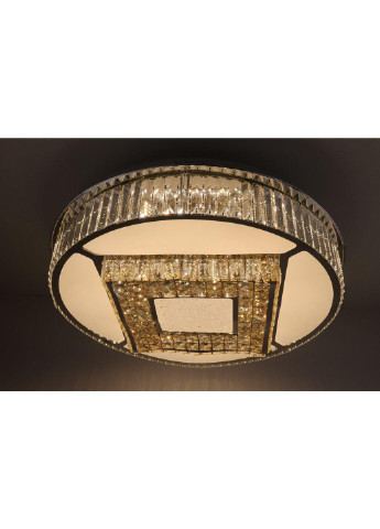 Люстра потолочная хрустальная LED с пультом C3132/800 Хром 19х72х72 см. Sunnysky (253122253)