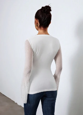 Біла блуза SHEIN