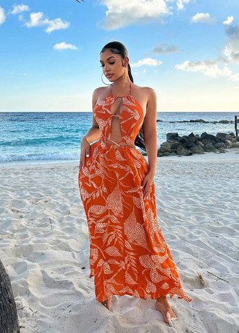 Летний женский сарафан SHEIN с рисунком