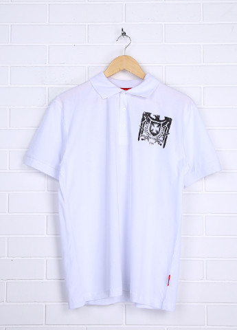 Белая футболка-поло для мужчин Dobermans Aggressive с надписью