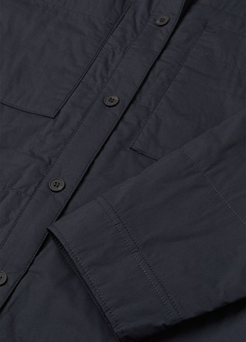 Темно-сіра демісезонна куртка вільного крою весняно-осіння H&M