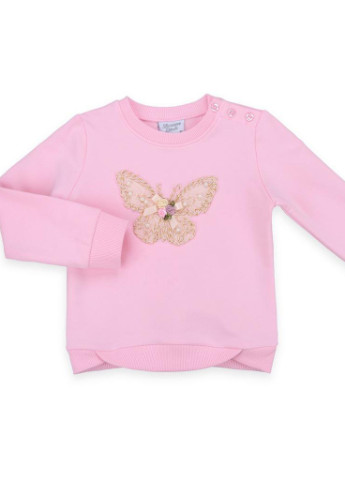 Кофта с кружевной бабочкой (10086-92G-pink) Breeze (202374497)