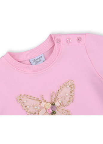 Кофта з мереживною метеликом (10086-92G-pink) Breeze (202374497)