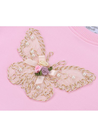 Кофта з мереживною метеликом (10086-92G-pink) Breeze (202374497)