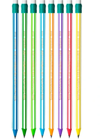 Набор карандашей HB с ластиком 12 шт Bic (248407822)
