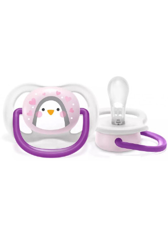 Пустышка Ultra Air Animal для девочек 0-6 мес Philips Avent (252250625)