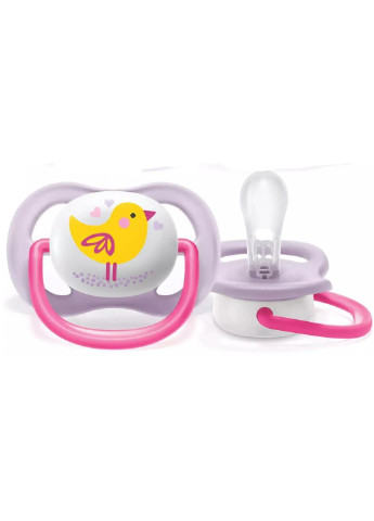 Пустышка Ultra Air Animal для девочек 0-6 мес Philips Avent (252250625)