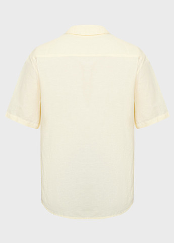 Желтая кэжуал рубашка однотонная Diesel