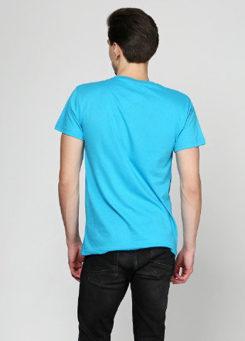 Блакитна футболка Rixon