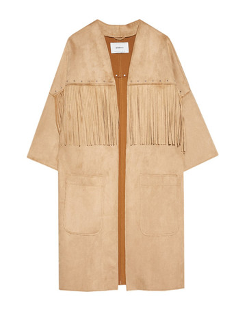 Коричневый демисезонный кардиган Stradivarius