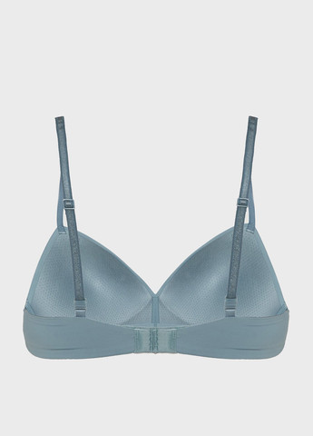 Серо-голубой бесшовный бюстгальтер Calvin Klein без косточек полиамид