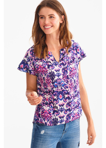 Фиолетовая летняя блуза C&A