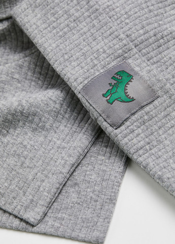 Серый демисезонный комплект (шапка, манишка) H&M