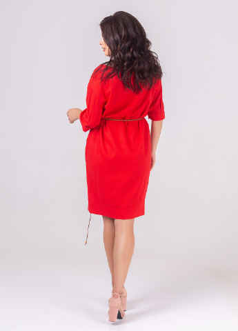 Червона кежуал сукня сорочка Charm Collection однотонна