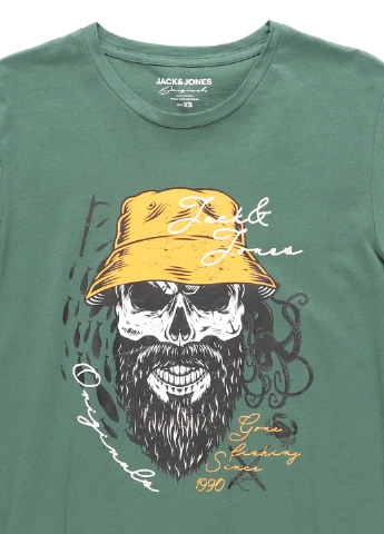 Зеленая футболка Jack & Jones