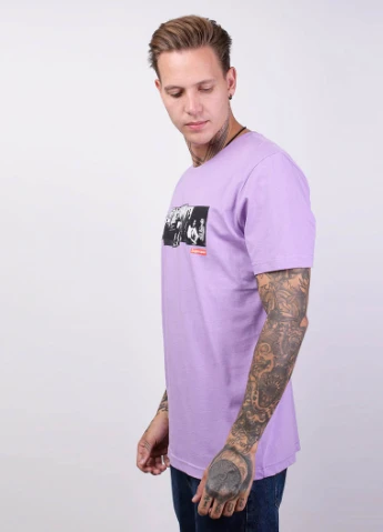 Сиреневая футболка moss ss-19 854 сиреневый Power