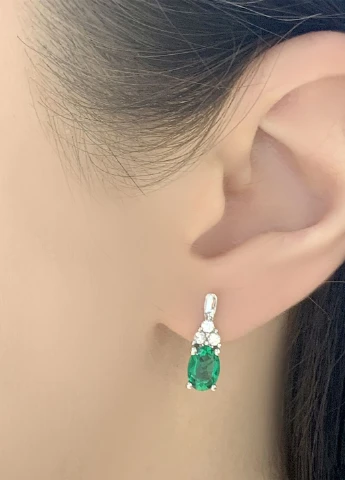 Сережки Silver Flame (152533676)