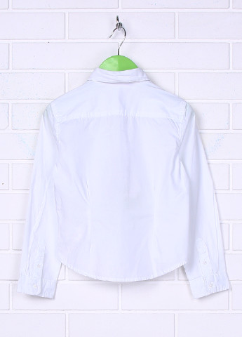 Белая классическая рубашка Sprider с длинным рукавом