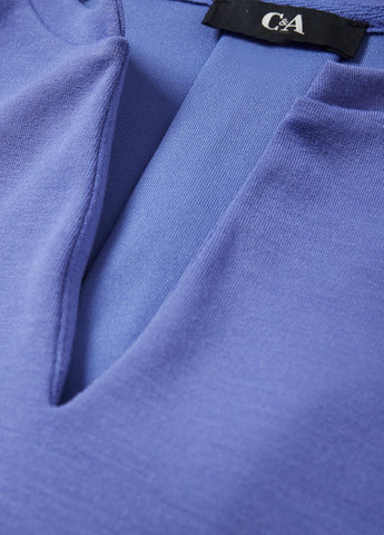 Светло-фиолетовый свитшот C&A однотонный складки (323024097)