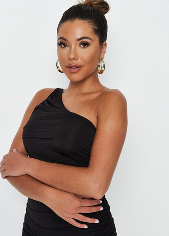 Черное кэжуал платье Missguided однотонное