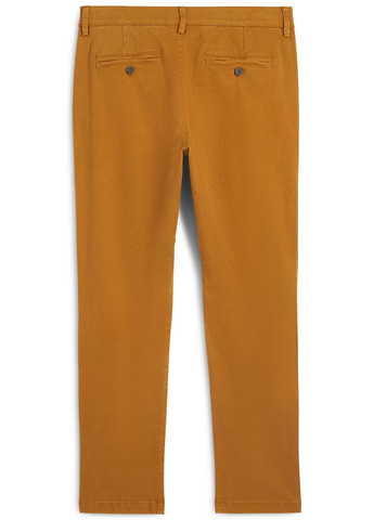 Горчичные кэжуал демисезонные зауженные, чиносы брюки C&A