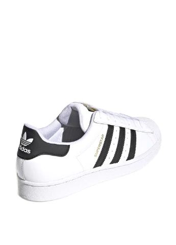 Белые кеды adidas с логотипом, с белой подошвой