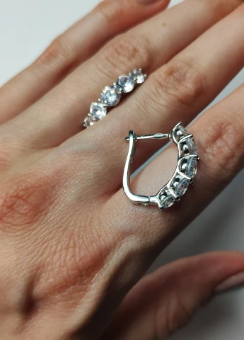 Серьги Silver Flame (255306265)