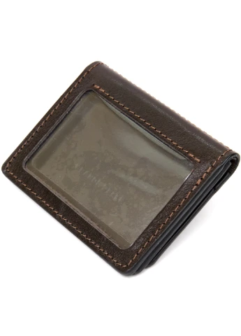 Шкіряна обкладинка для документів 10х8х1 см Grande Pelle (250096764)