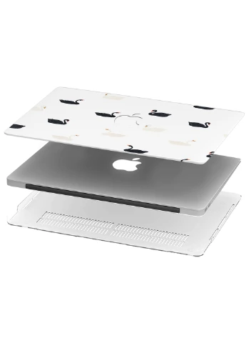 Чохол пластиковий для Apple MacBook Pro 13 A2289 / A2251 / A2338 Паттерн Гуси (Pattern) (9772-2778) MobiPrint (219124527)