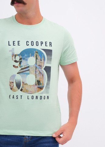 Мятная футболка Lee Cooper