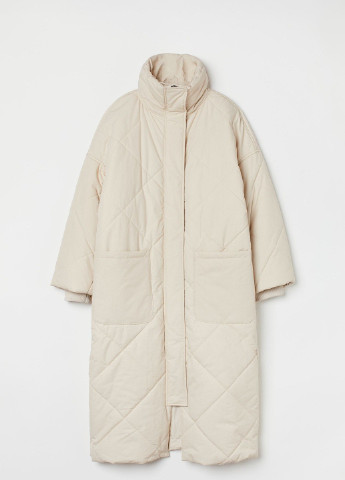 Светло-бежевое зимнее Пальто H&M