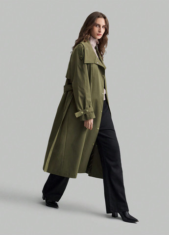 Плащ SHEIN тренчкот на кнопках демісезон (333879800)